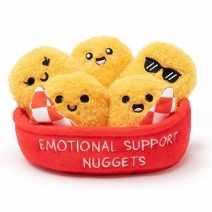 Emotional Support Nuggets Plush Toy Set